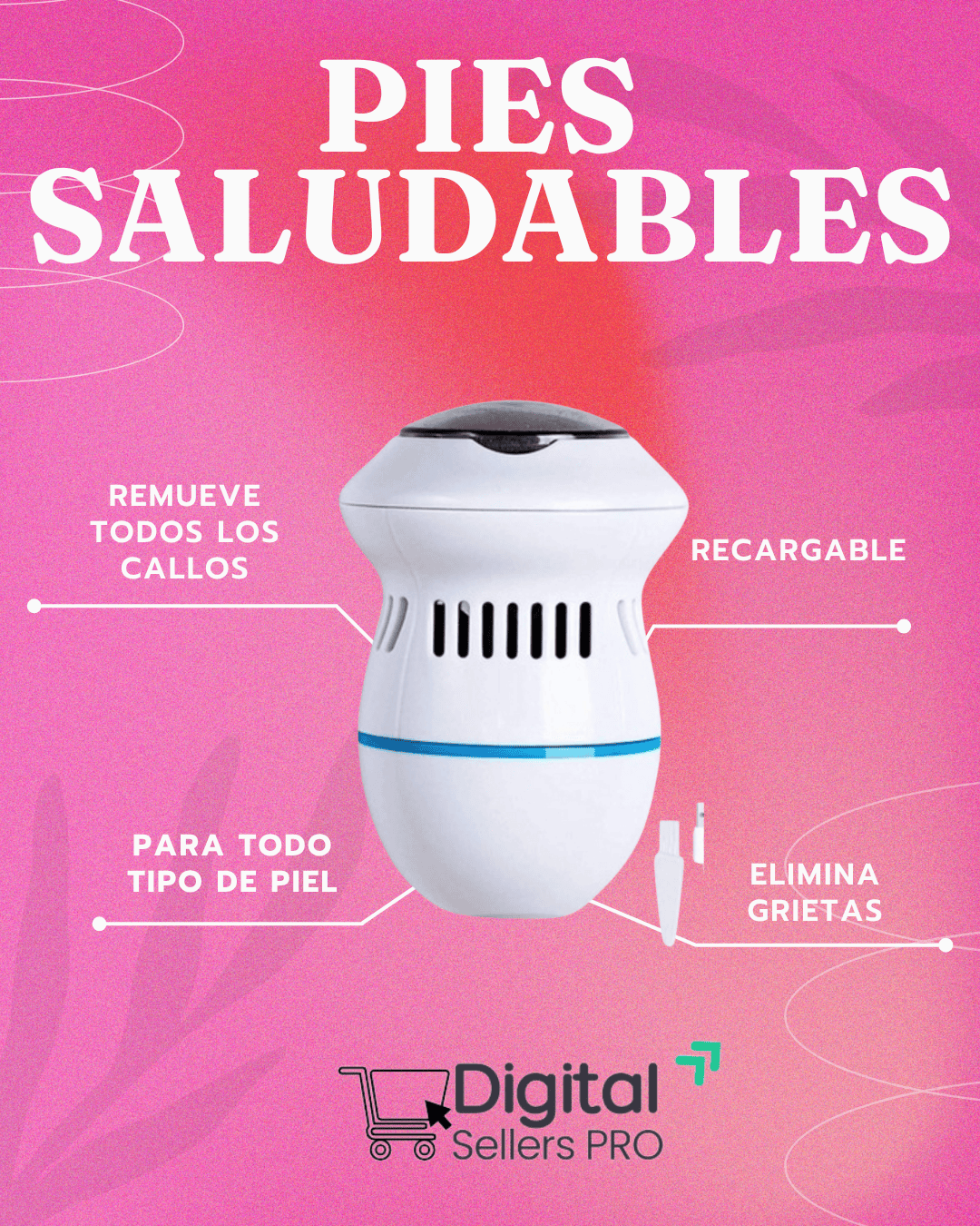 Pedi Vac: El Removedor de Callos que Deja tus Pies Suaves, Limpios y Renovados al Instante