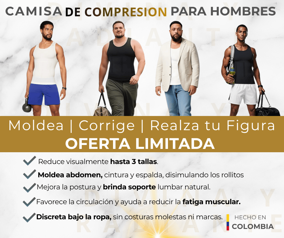 Camisilla de Compresión Moldea, Corrige y Realza tu Figura